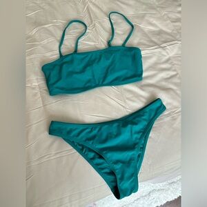 Blue bikini set